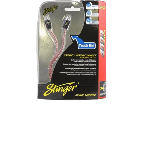 4000 Series Stinger Y Splitter (1Xf 2Xm) Rca