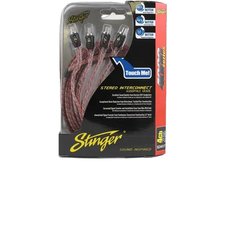 4000 Series Stinger 4 Channel 17Ft (5Mtr) Rca