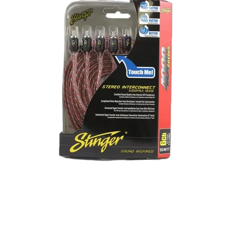 4000 Series Stinger 6 Channel 17Ft (5Mtr) Rca