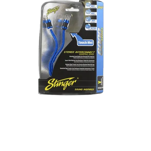 6000 Series Stinger Y Splitter (1Xf 2Xm) Rca