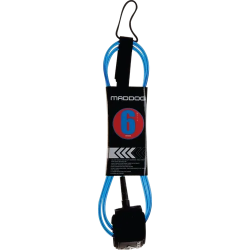 Maddog Surf Leash 6' Blue