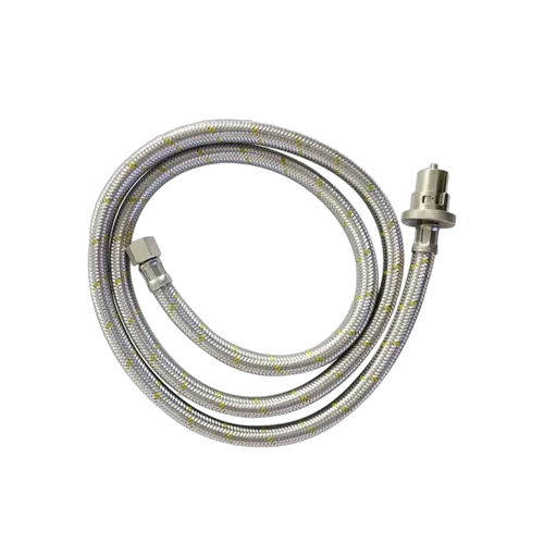 Smarttek S/S Braided Bayonet Gas Hose 1.5m