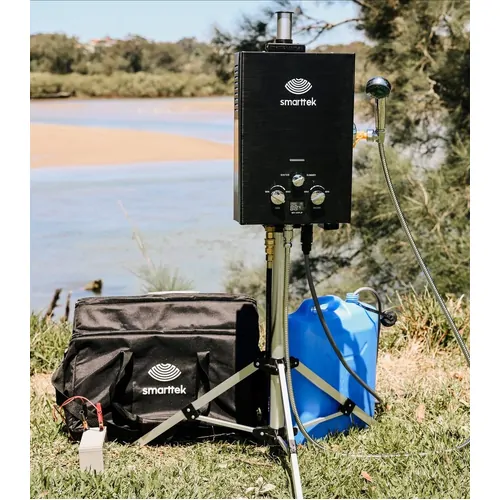 Smarttek Black Hot Water System + 4.3LPM Pmp PK