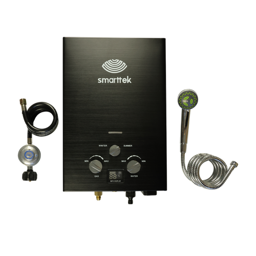 Smarttek Black Hot Water System - No Pump Pack