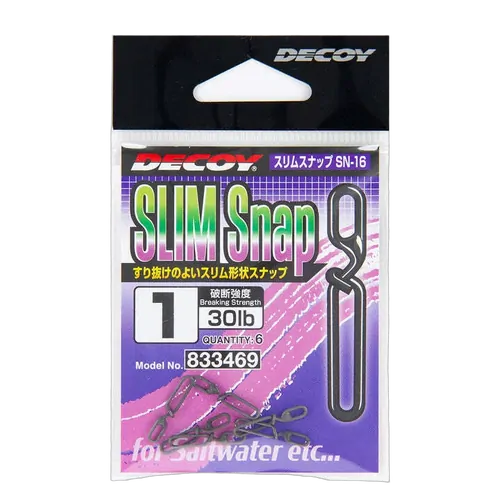 Decoy 83346 Slim Snap #1 Pkt 6