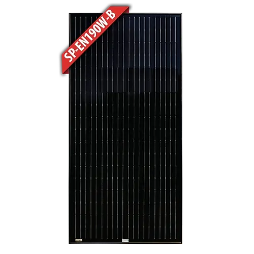 Enerdrive 190W Fixed Mono Solar Panel - Black Frame