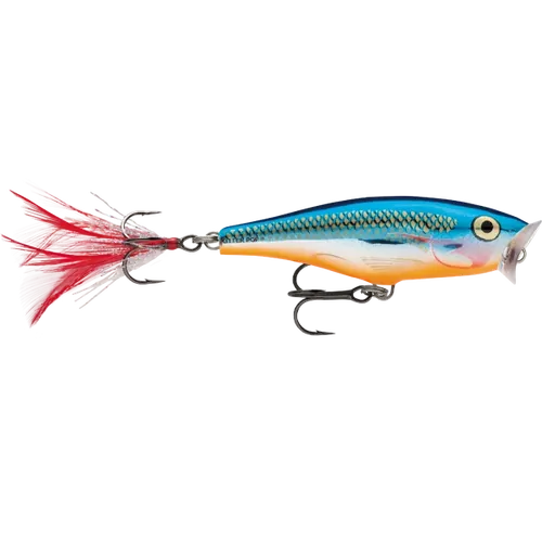 Rapala Skitter Pop 9cm Silver Blue