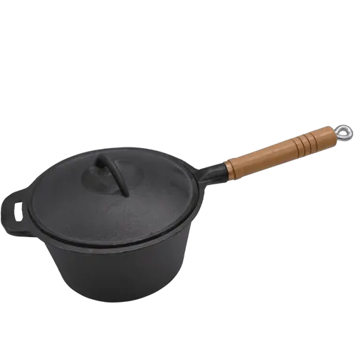 Supex 2Qt Saucepan Pre Seasoned