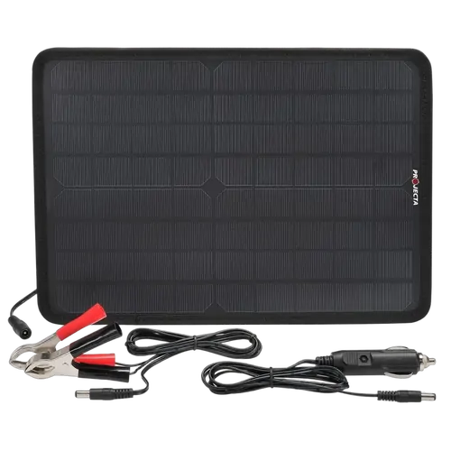 Projecta Monocrystalline 12V 10W Battery Maintainer Solar Panel