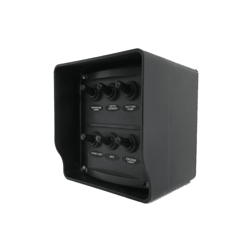 Switch Panel Mounting Enclosure Black