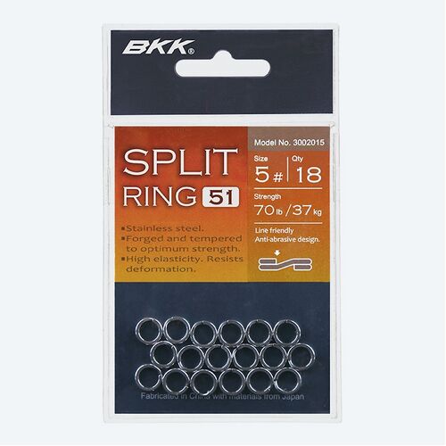 BKK Split Ring-51 - #8 - 12 Per Pack