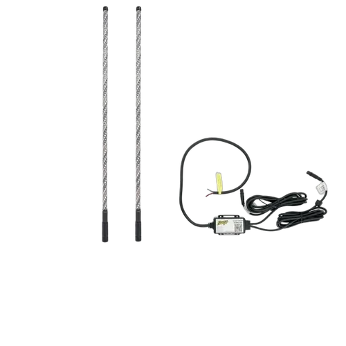 Stinger 4Ft Rgb Dual Whip Rf Pack (2X Spxwprgb4D & 1X Spxwprfcd)