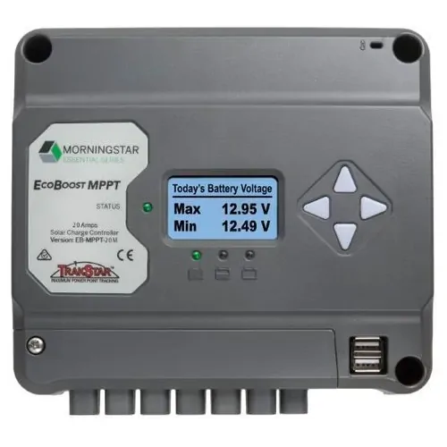 Morningstar Ecoboost Mppt Solar Controller - Metered 20A