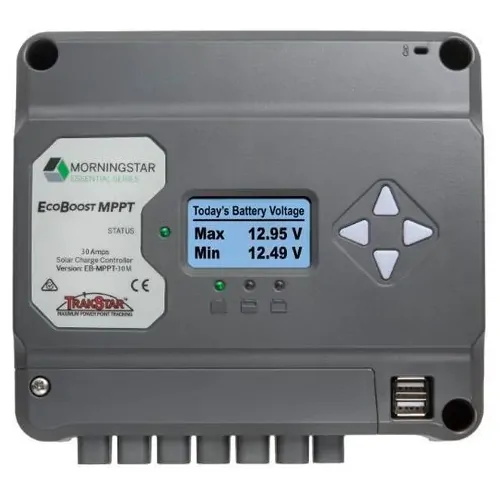 Morningstar Ecoboost Mppt Solar Controller - Metered 30A
