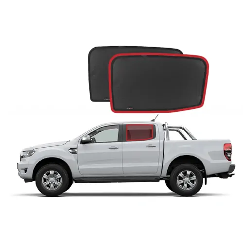 Ford Ranger 3rd Generation Car Rear Window Shades (T6/PX; 2011-2022)
