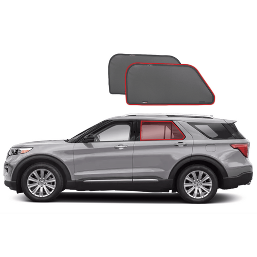 Ford Explorer 6th Generation Car Rear Window Shades (U625; 2020-Present)*