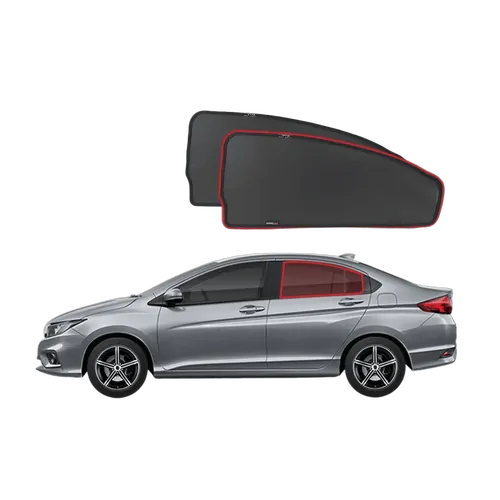 Honda City/Grace/Ballade/Greiz Sedan 6th Generation Car Rear Window Shades (GM6; 2014-2020)