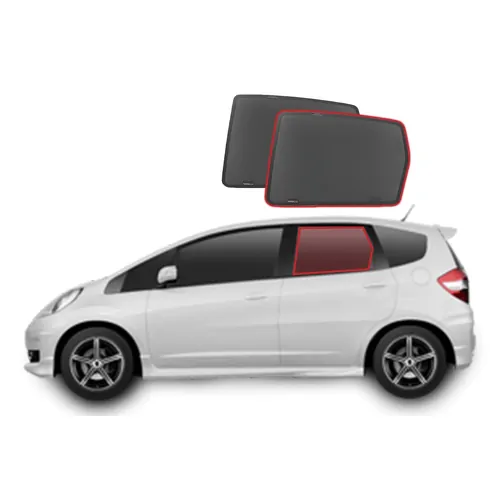 Honda Jazz/Fit 2nd Generation Car Rear Window Shades (GE; 2007-2014)