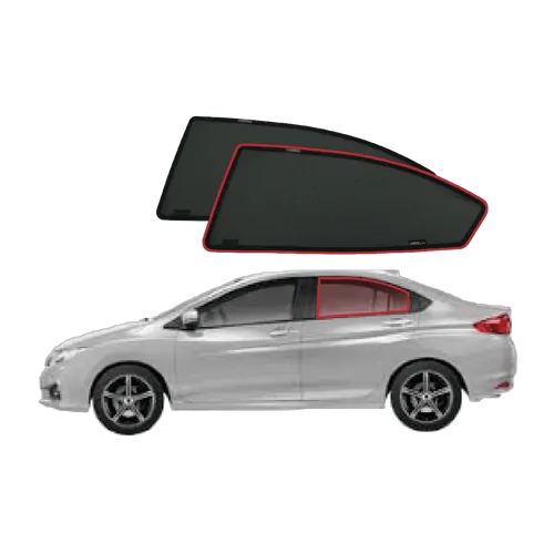 Honda City 5th Generation Car Rear Window Shades (GM2/3; 2008-2013)