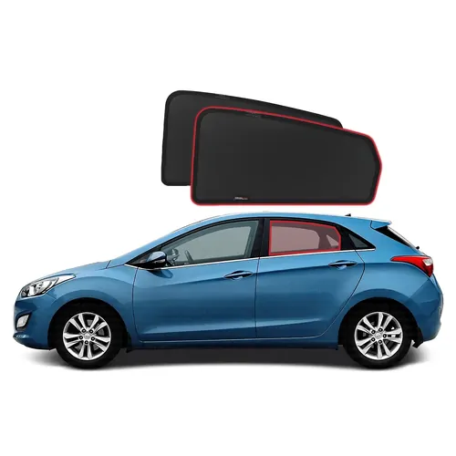 Hyundai i30 Hatchback 2nd Generation Car Rear Window Shades (GD; 2012-2017)