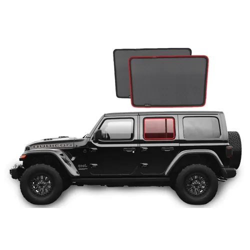 Jeep Wrangler Car Rear Window Shades (JK; 2007-2018)