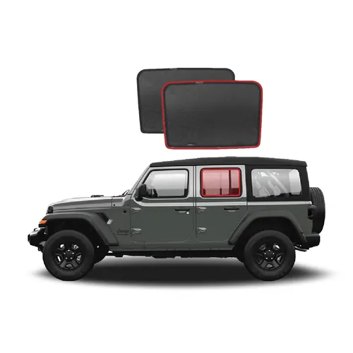 Jeep Wrangler/Gladiator Car Rear Window Shades (JL/JT; 2018-Present)*
