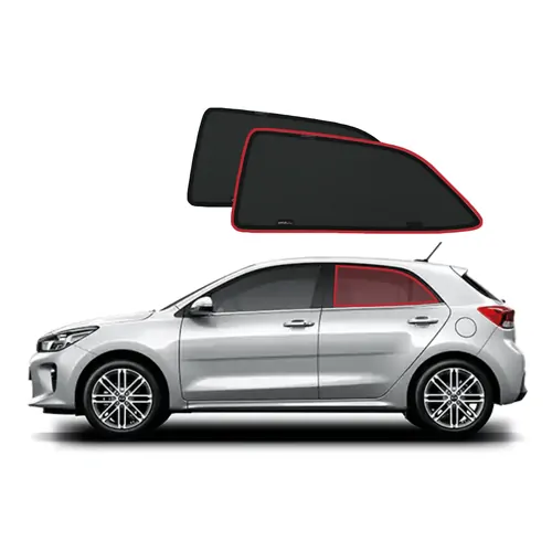 KIA Rio Hatchback 4th Generation (Global Version) Car Rear Window Shades (YB/SC; 2016-2023)