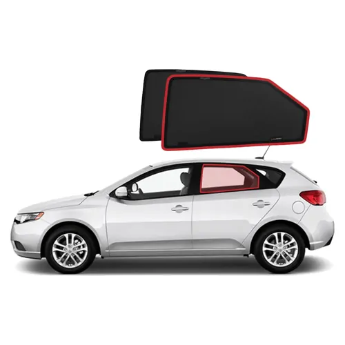 KIA Cerato Hatchback 2nd Generation Car Rear Window Shades (TD; 2008-2012)