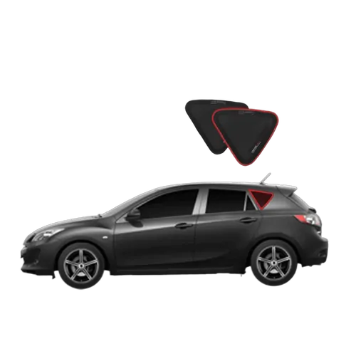 Mazda 3 Hatchback 2nd Generation Port Window Shades (BL; 2009-2013)