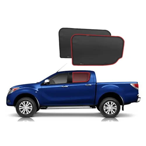 Mazda BT50 2nd Generation Car Rear Window Shades (UP/UR; 2011-2020)