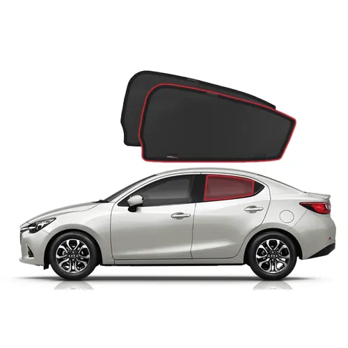 Mazda 2 Demio/Sedan/Hatchback 3rd Generation Car Rear Window Shades (DJ/DL; 2014-Present)