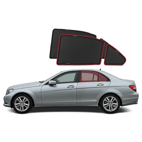 Mercedes-Benz C-Class Sedan Car Rear Window Shades (W204; 2007-2014)*