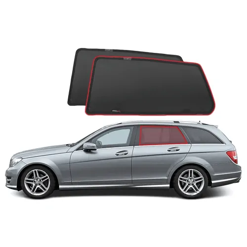 Mercedes-Benz C-Class Wagon Car Rear Window Shades (S204; 2007-2014)*