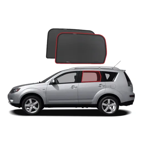 Mitsubishi Outlander 2nd Generation | Peugeot 4007 | Citroen C-Crosser Car Rear Window Shades (CW/XG/XH; 2006-2012)