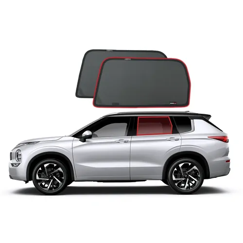 Mitsubishi Outlander 4th Generation Car Rear Window Shades (GN; 2021-Present)