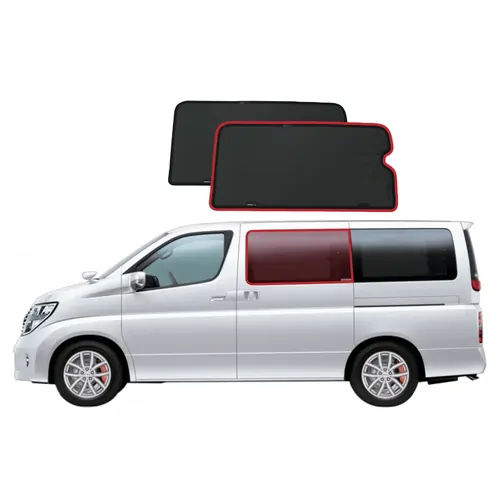 Nissan Elgrand 2nd Generation Car Rear Window Shades (E51; 2002-2010)*