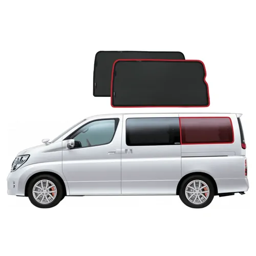Nissan Elgrand 2nd Generation Port Window Shades (E51; 2002-2010)*