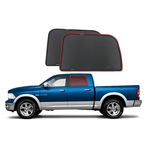 Dodge RAM/RAM Pickup Crew Cab Car Rear Window Shades (DS/DJ; 2008-Present)*