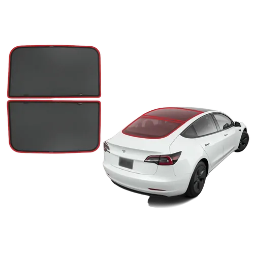 Tesla Model 3 Rear Windscreen Shade (2 Pieces) (2017-Present)