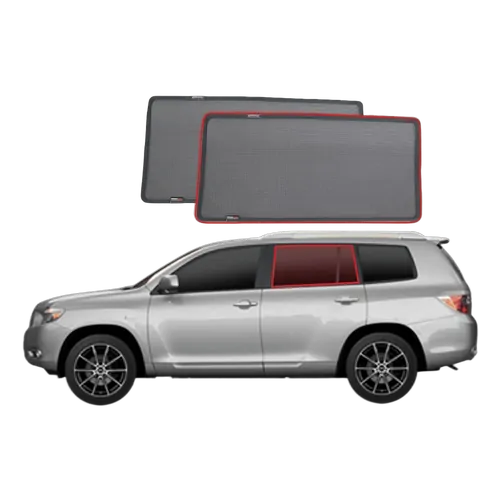Car Rear Window Shades to suit Toyota Kluger/Highlander 2nd Generation (XU40; 2007-2013)