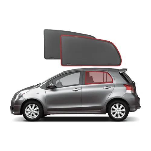 Car Rear Window Shades to suit Toyota Yaris/Vitz Hatchback 2nd Generation (XP90; 2006-2011)