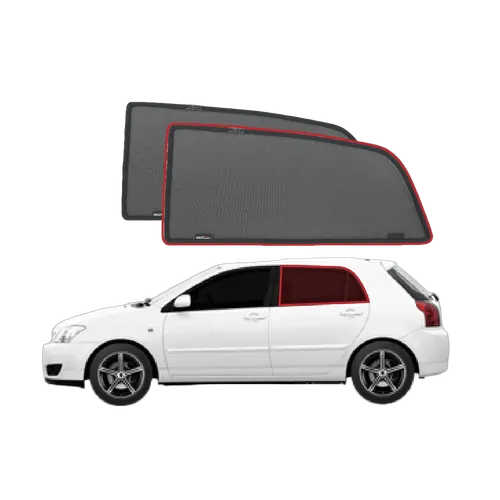 Car Rear Window Shades to suit Toyota Corolla Hatchback 9th Generation (E120; 2000-2007)