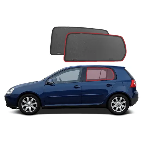 Volkswagen Golf Hatchback 5th/6th Generation Car Rear Window Shades (MK5/MK6, Typ 1K/5K; 2003-2013)