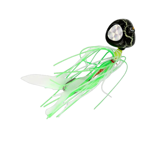 Black Magic Sunakku Jig Night Rider Skirt & Hook Set 1/0