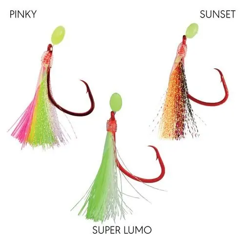 Black Magic Snatchers - Recurve/Circle Snapper Snatcher Super Lumo 4/0