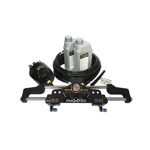 maXtek Hydraulic Outboard Steering - Complete Bullhorn Kit Suitable Up to 150HP