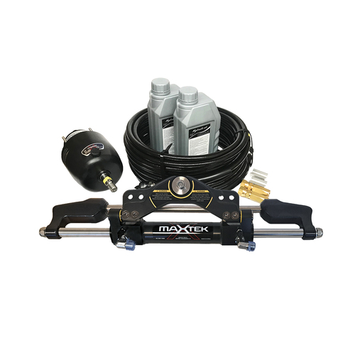 maXtek Hydraulic Outboard Steering - Complete Bullhorn Kit Suitable Up to 350HP