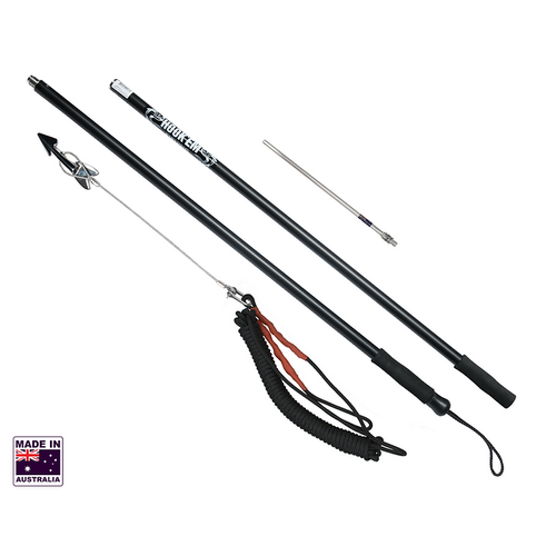 Hookem Slip Tip Gaff Set 2 Piece - Interchnageable ShaFT - 2M - Stainless Steel Head & Accessories