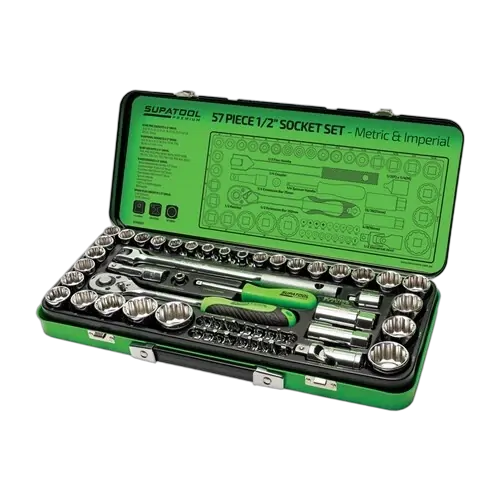 Kincrome Socket Set 57 Piece 1/2" Drive - Metric & Imperial