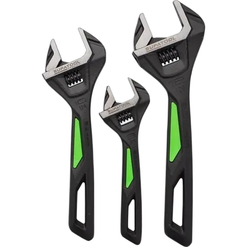 Kincrome Adjustable Wrench Set 3Pc